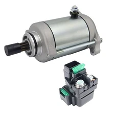 Starter Motor & Solenoid Relay for Suzuki Vinson 500 LT-A500F 2002-2007 18796