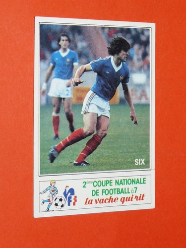 Autocollant Panini Vache Qui Rit Football 1981 - Jean Tigana, Olympique Lyon