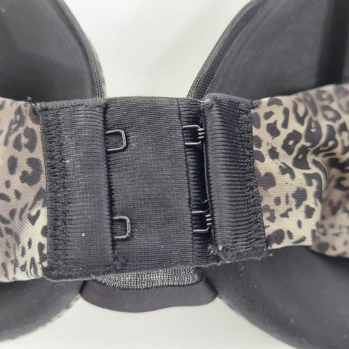 Maidenform One Fab Fit T-shirt Bra #07219 Gray Leopard 36C Underwire Padded - Picture 4 of 9