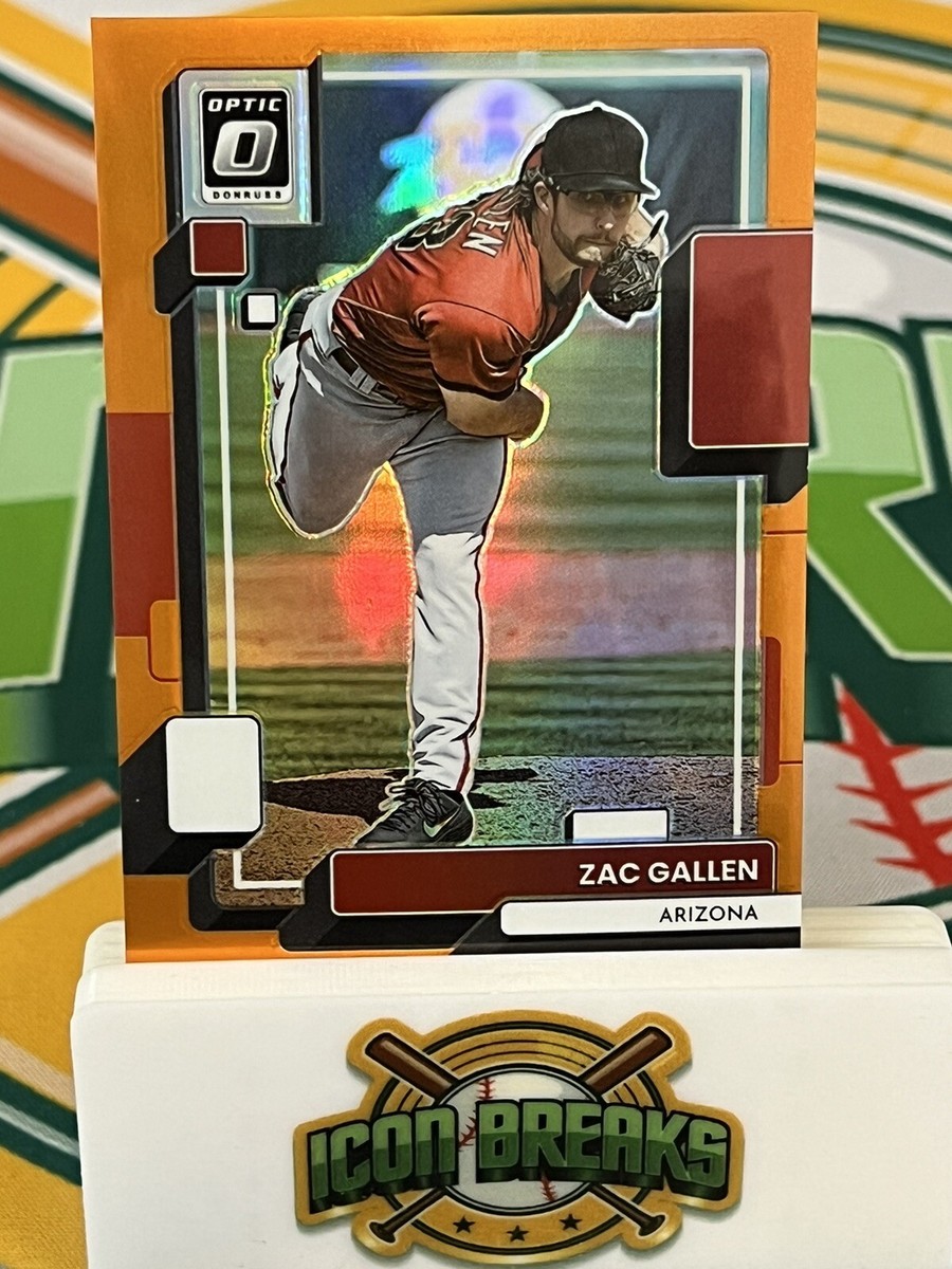 2022 Donruss Optic Zac Gallen ORANGE /125 Arizona Diamondbacks | eBay