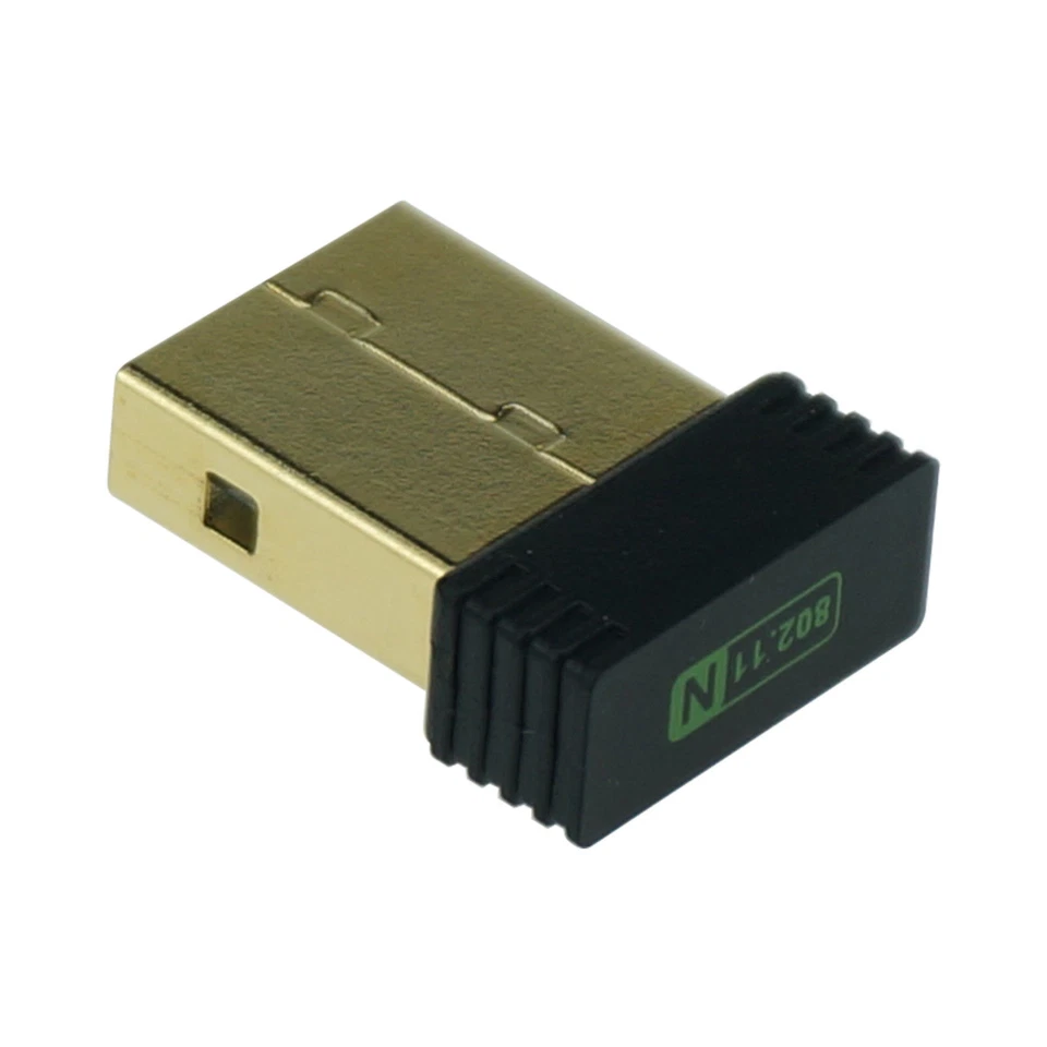 Nano Wireless N USB Adapter Windows Linux PC 2.4GHz WLAN Network Dongle MTK7601 - Image 2 of 4