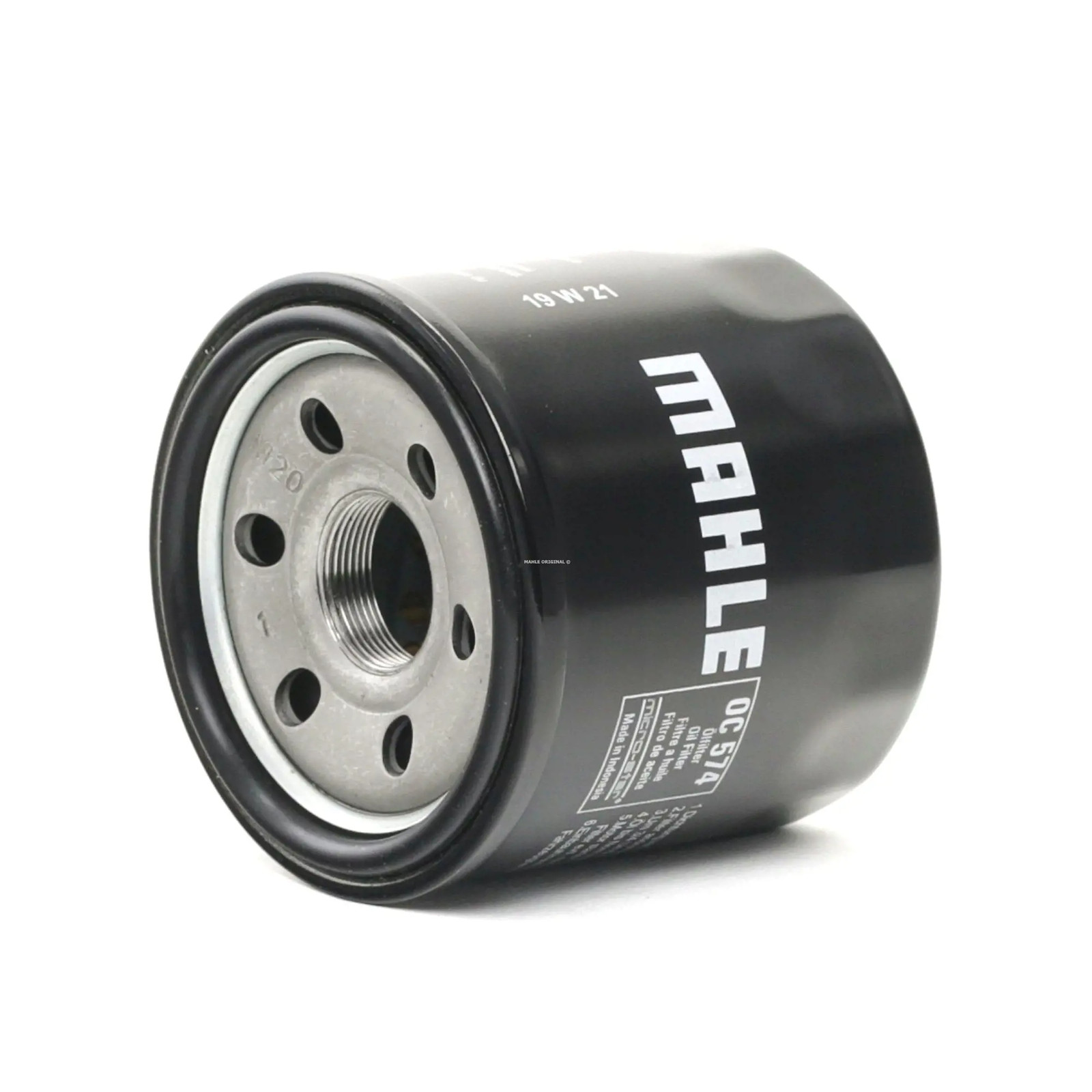 MAHLE OC 574 Filtro olio Filtro ad avvitamento, con una valvola di non ritorno - Immagine 4