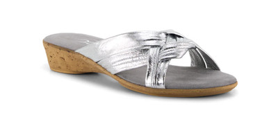 Onex Ida Silver Wedge Sandal Womens sizes 5-11 NEW