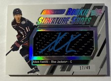ADAM FANTILLI 2023-24 Engrained ROOKIE Signature Shots #17/49 RC SP #RSS-AF UD !