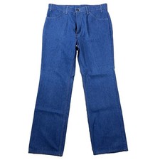 Vintage Levi  s Denim Orange Tabs Jeans Size 36x31 Made In USA