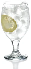Belluno Classic Clear Glass Water, Juice, Liquor, Wine Goblet, 13.5 oz, Set of 4