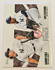 2023 Topps One Two Punch #12P8 Gerrit Cole Luis Severino #12P-8 Yankees