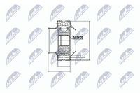 NTY Gelenksatz, Antriebswelle NPW-FT-001 FüR Alfa Romeo Passend FüR Fiat