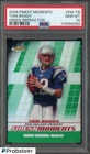 2008 Topps Finest Moments Green Refractor Tom Brady Patriots 24/199 PSA 10
