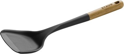 Staub Silicone with Wood Handle Cooking Utensil, Wok Turner