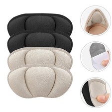 2 Pairs of Comfortable Heel Cushions Convenient Heel Stickers Wear-resistant