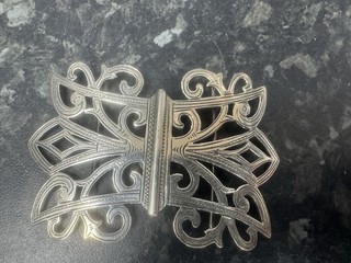 Vintage Silver Hallmarked Nurses Belt Buckle