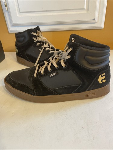 Etnies Shoes Mens Size 9 High Top Skateboarding Leather Suede Sneakers - Picture 7 of 12