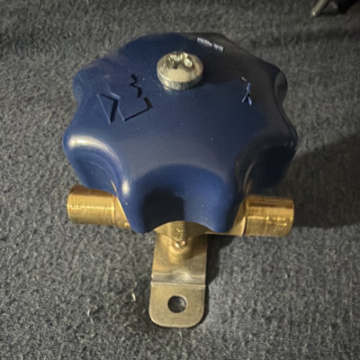 RHS Packless Brass Line Valve 3/8 OD Diaphragm Valve A 14840