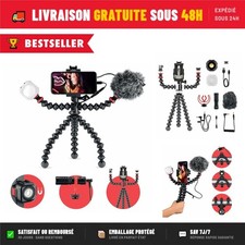 JOBY GorillaPod Kit Vlogging Smartphone Trépied Micro LED Beamo