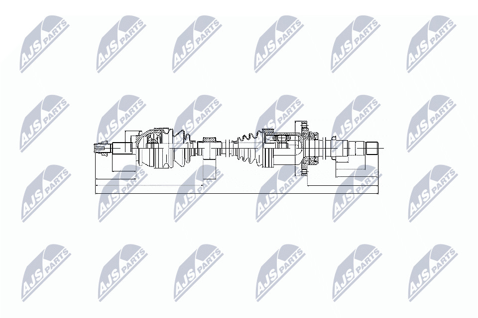 N.T.Y. NPW-TY-063.NTY Drive Shaft for TOYOTA
