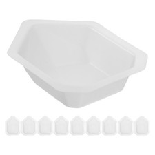 10 Pcs Chemistry Weigh Boats Laboratory Weighing Dishes Aluminum Small