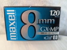 Maxell 8mm GX-MP 120 Camcorder Video Cassette Tape NEW SEALED Blank