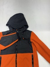 Polo Ralph Lauren Orange Full Zip Hooded Fleece Jacket Boys 5 Little Pony