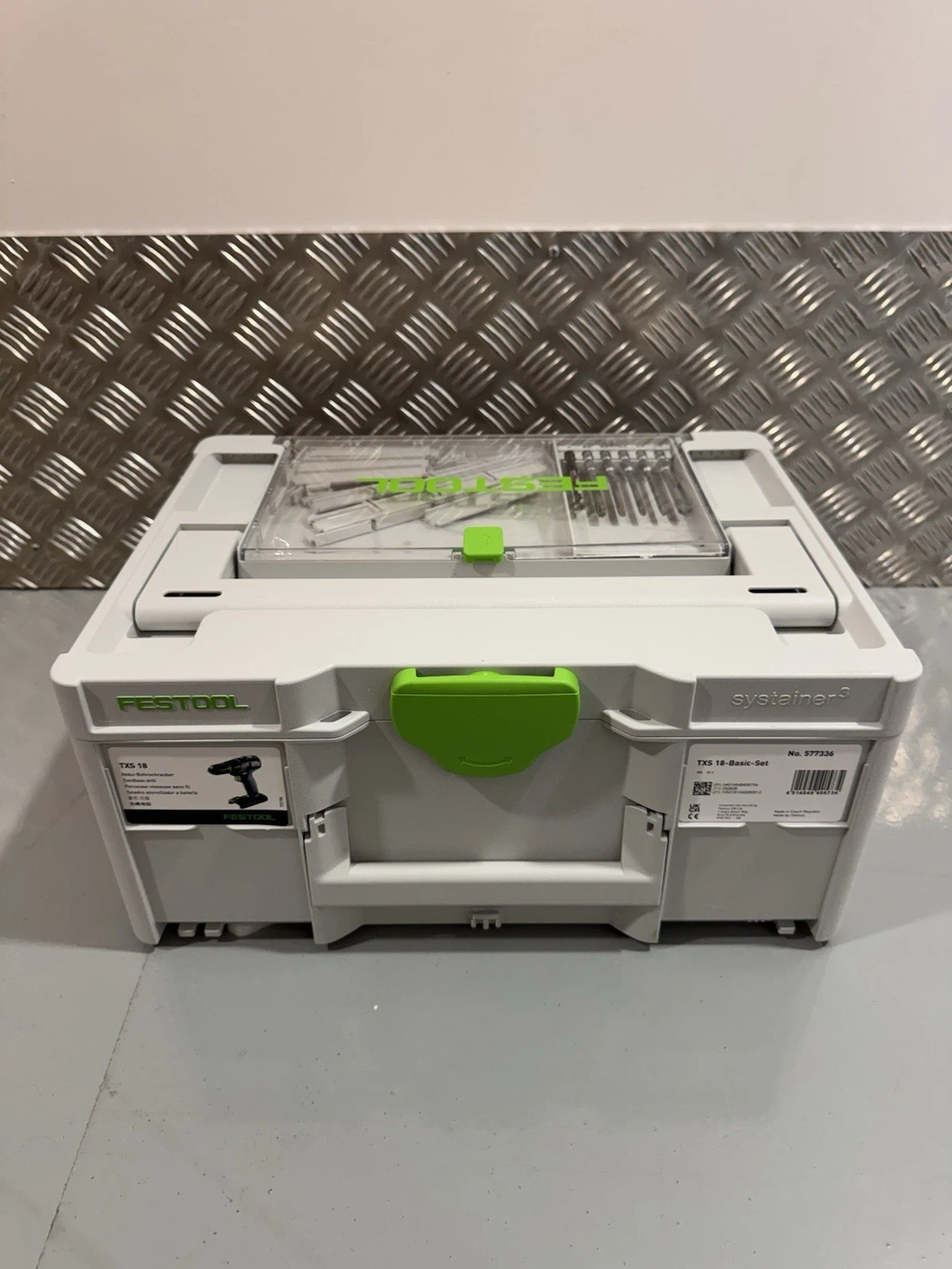 Festool 577336 TXS 18 Basic Set Cordless Drill & Accessories No Batteries New