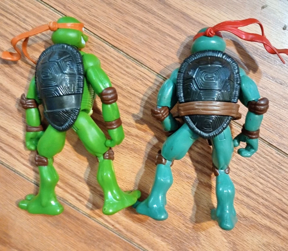 Lote de 2 figuras de Tortugas Ninja Adolescentes Mutantes Vehículo Tortuga Furgoneta Foto 2 de 4