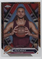 2023-24 Topps Chrome Orange Basketball Refractor Pete Nance #144 0l1
