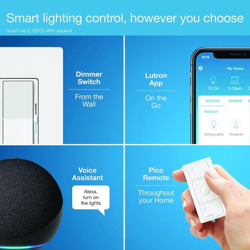 Diva Smart Dimmer Switch 2-Pack for LED Lights - Alexa Compatibility, No Neutral - Picture 7 of 14