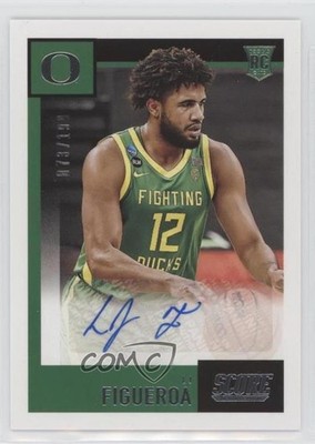 2021-22 Panini Chronicles Draft Picks Score Rookie 73/199 LJ Figueroa Auto pe8