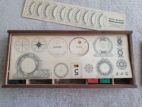 Kosmos Baukasten Elektrotechnik 1930 - 40er Jahre sehr selten - Bild 4 von 11