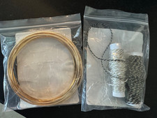Stampin' Up LARGE GOLD HOOPS  BLCK/WHT/GOLD BAKER'S TWINE 