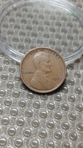 1909 Lincoln Wheat Cent Penny VF                                            Y982
