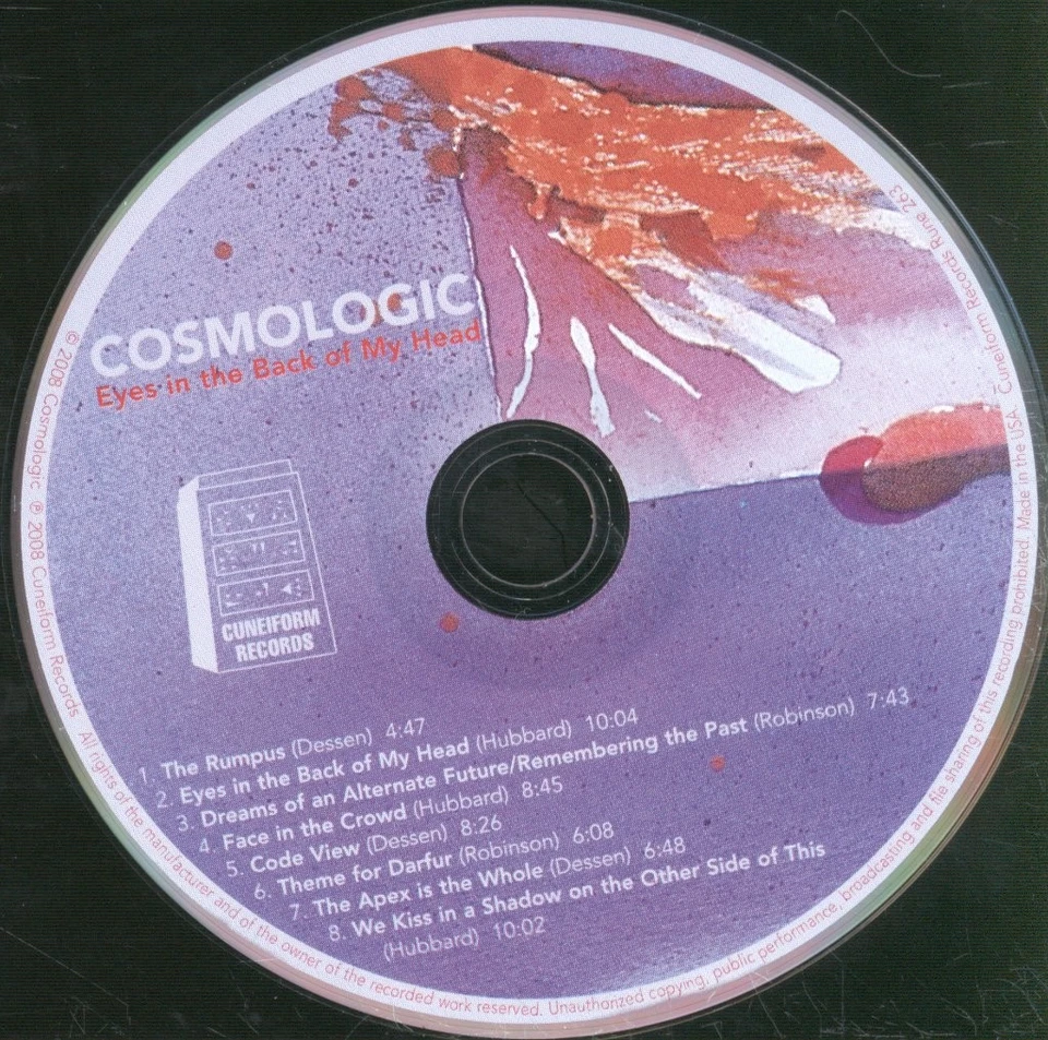 Cosmologic Eyes In The Back Of My Head CD USA Cuneiform 2008 RUNE263 - Bild 3 von 3