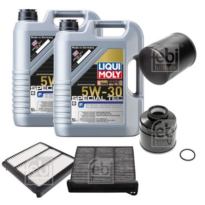 FEBI Inspektionspaket 10L LIQUI MOLY SPECIAL TEC F 5W-30 für Mitsubishi L