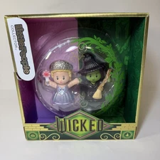 Little People Collector Glinda & Elphaba Wicked: For Good Figure Set - NIB