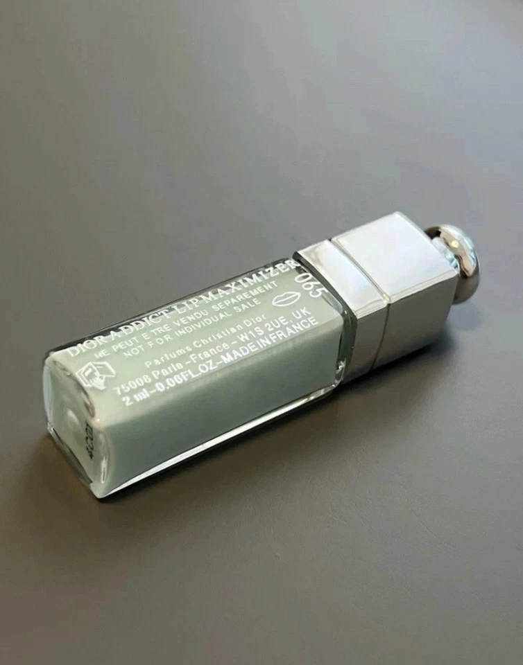 MINI NUEVO Dior Addict Lip Maximizer Rellendor Brillo 065 Azul Hielo 0,06 oz/2 ml Sin Caja Foto 4 de 4