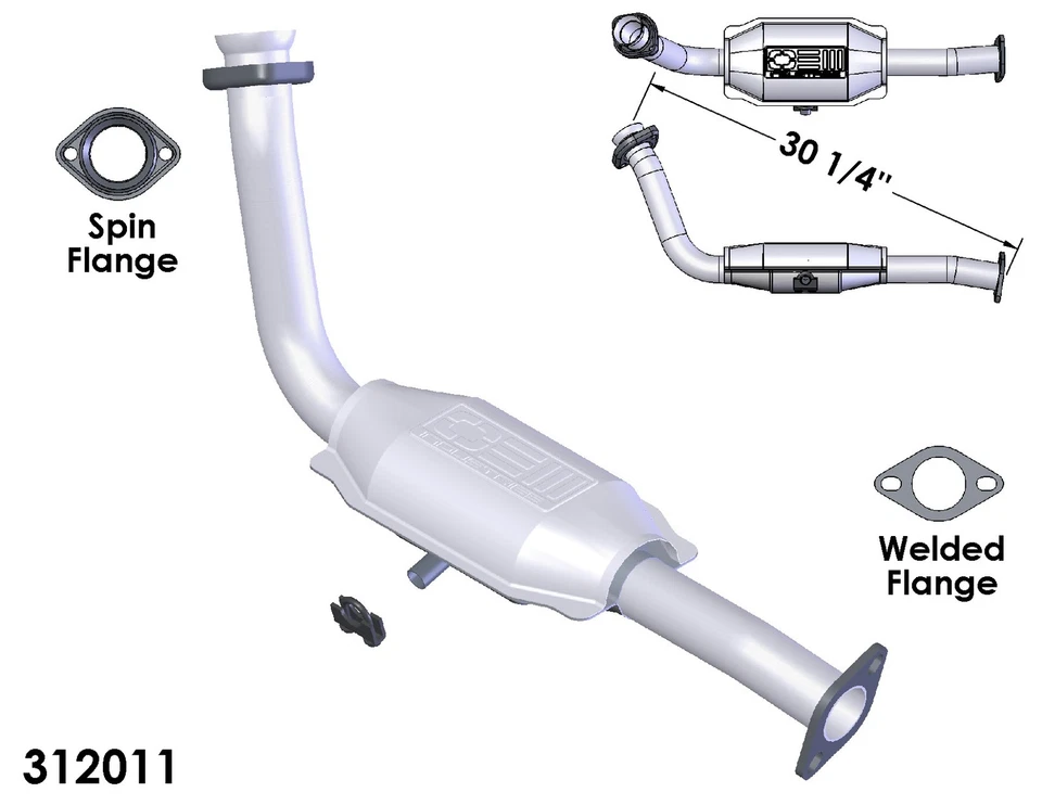 Catalytic Converter for 1983-1985 Lincoln Town Car - Изображение 2 из 2