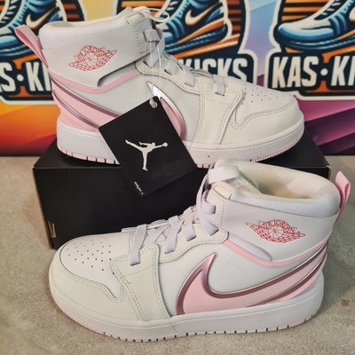 Nike Air Jordan 1 Mid RM Easy On Mädchen Turnschuhe Schuhe Neu Größe 2,5 UK UVP 90£