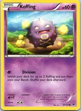 Koffing 27/124 Fates Collide C 2016 sui Pokemon Moderately Played C2682