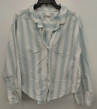 We The Free Women's 100% Cotton Jamie Henley Multicolor Size Medium Blouse