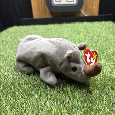 Spike the Rhino TY Beanie Baby 1996 Stuffed Animal Toy