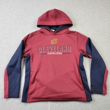 Colosseum Cleveland Cavaliers Hoodie Boys Youth Medium 12-14 Red Logo Pullover