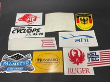Lot Of 10 Gun Safe Hunting Rifle Pistol Decal Stickers Keltec Ruger Gsg Savage