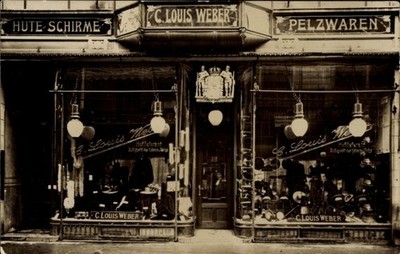 Foto Ak Hannover, Pelzwarengeschäft von C. Louis Weber, Große... - 11582139