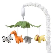 Musical Baby Crib Mobile with 12 Lullabies Jungle Animals Nursery