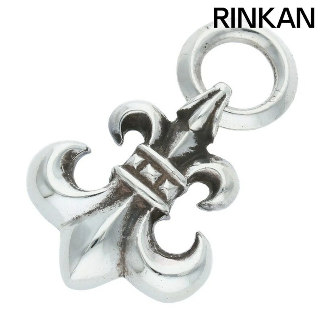 CHROME HEARTS Collana Top Uomo Cromo Cuori BS FLUER CHARM Argento Usatobf0adb1b037b3768