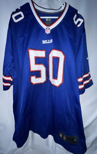 Nike Greg Rousseau #50 Buffalo Bills NFL Jersey Men’s XXL- Read Description
