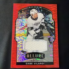 2020-21 Upper Deck Allure - Rookie Gabe Vilardi Red Rainbow Jersey Kings Jets