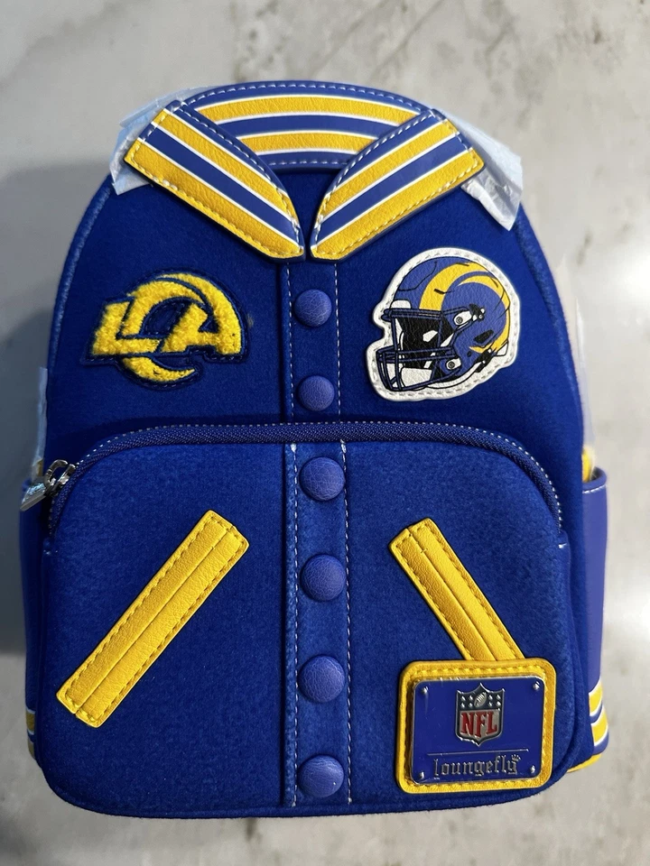 Loungefly NFL Los Angeles Rams Varsity Mini Backpack