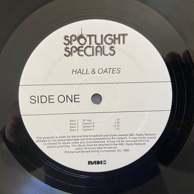 Hall & Oates - Spotlight Special RARE 1982 Dbl LP Radio Show Near Mint Vinyl!
