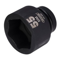 Draper Schlagnuss 55Mm 1 Zoll Vierkant-Antrieb 6-Kant Chrom-Moly Standard 05126